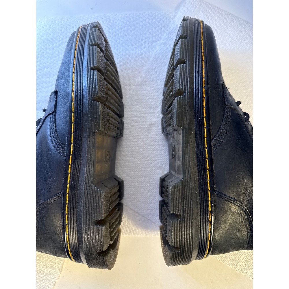 Dr. Martens Combs Tech II Black Wyoming Leather 8-Eye Boots Mens 10. WOM Sz 11 - Picture 4 of 13
